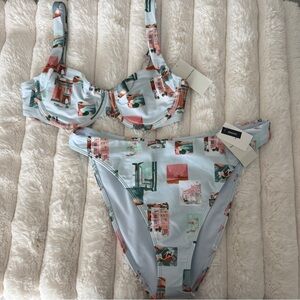 Abercrombie & Fitch Multicolor Bikini Set